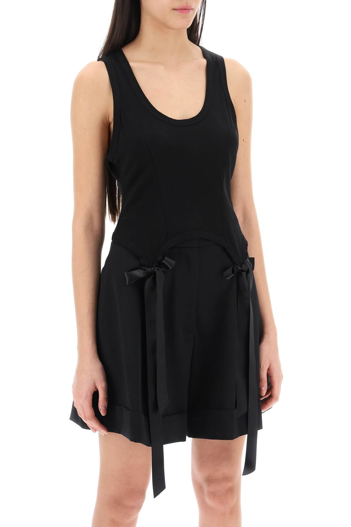 Simone rocha easy cropped top with bow tails-Simone Rocha-M-Urbanheer