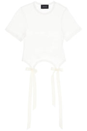 Simone rocha easy t-shirt with bow tails-Simone Rocha-M-Urbanheer