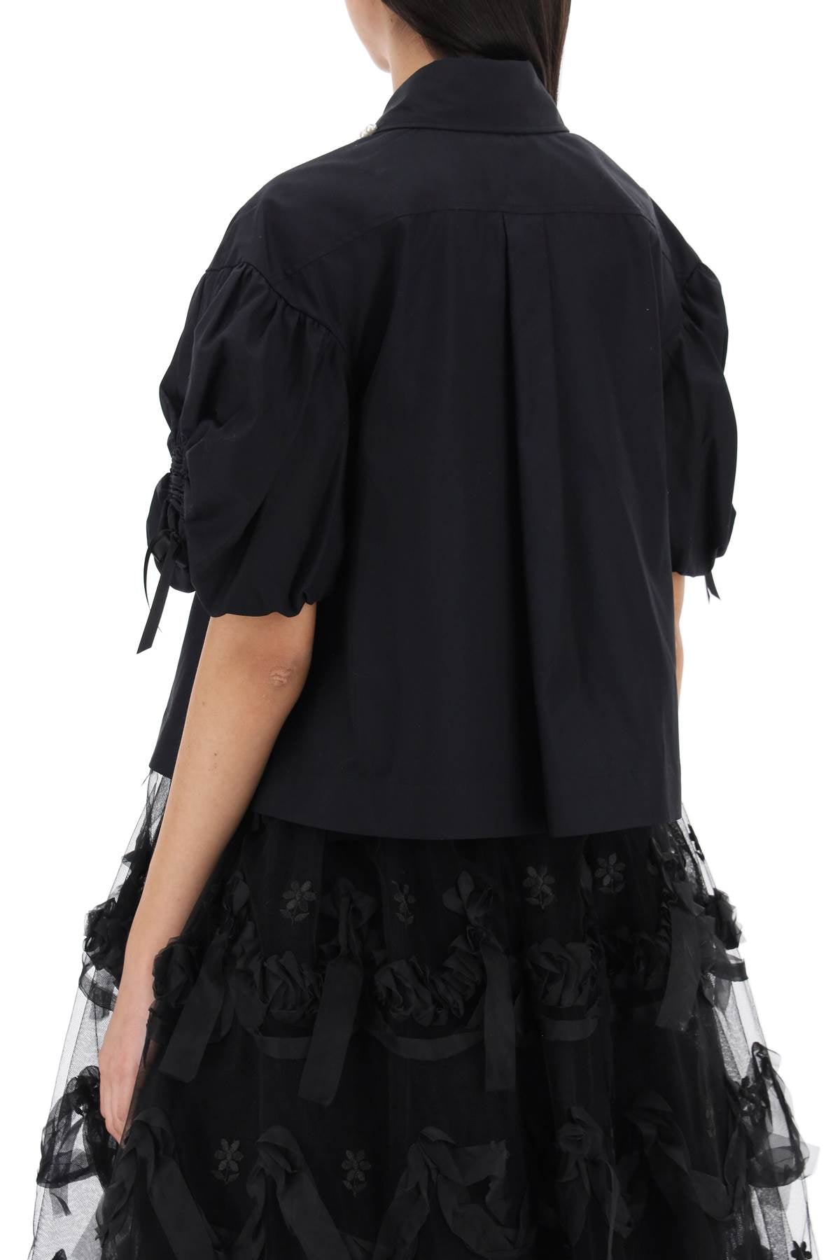 Simone rocha puff sleeve boxy shirt-Simone Rocha-6-Urbanheer