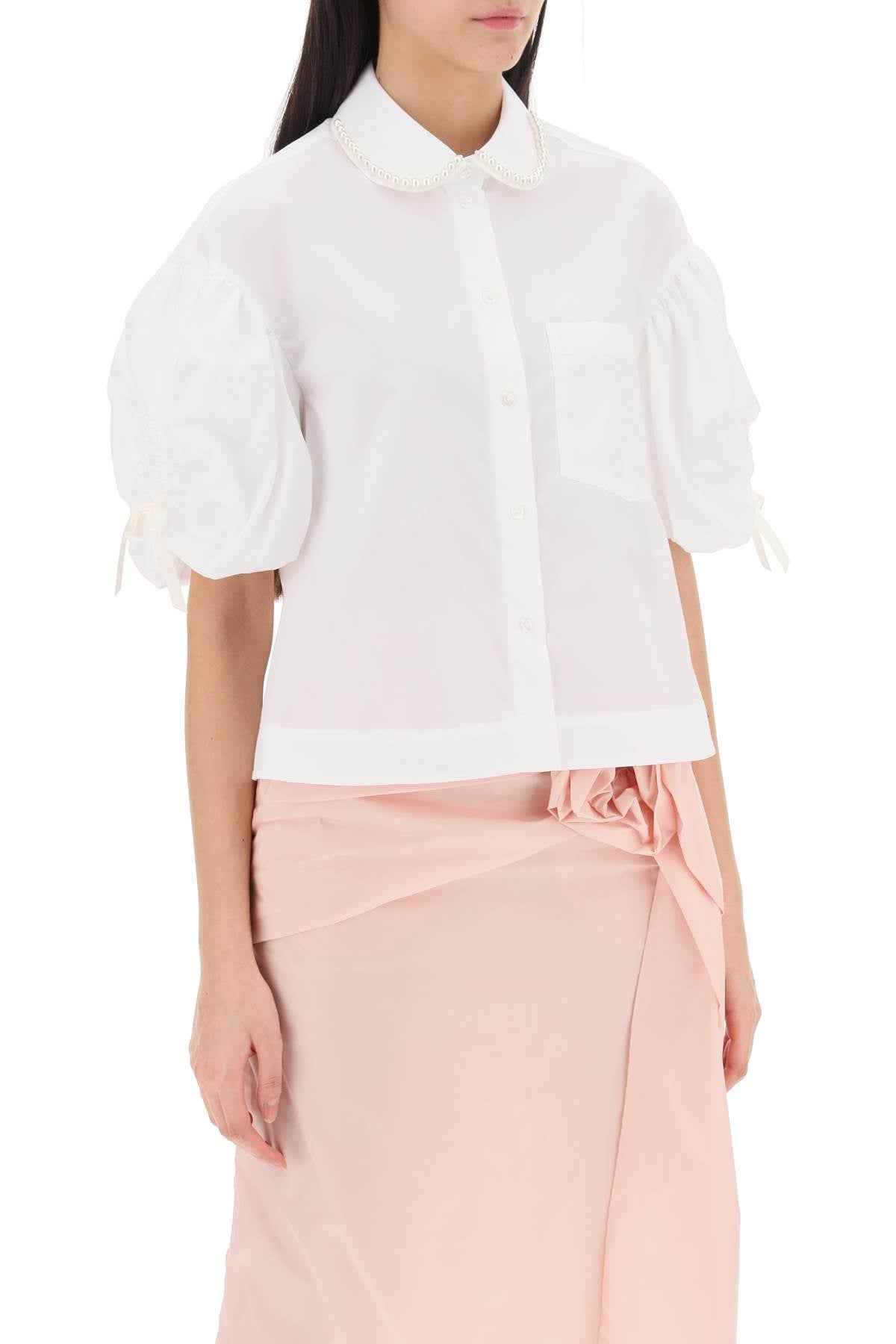 Simone rocha puff sleeve boxy shirt-Simone Rocha-6-Urbanheer