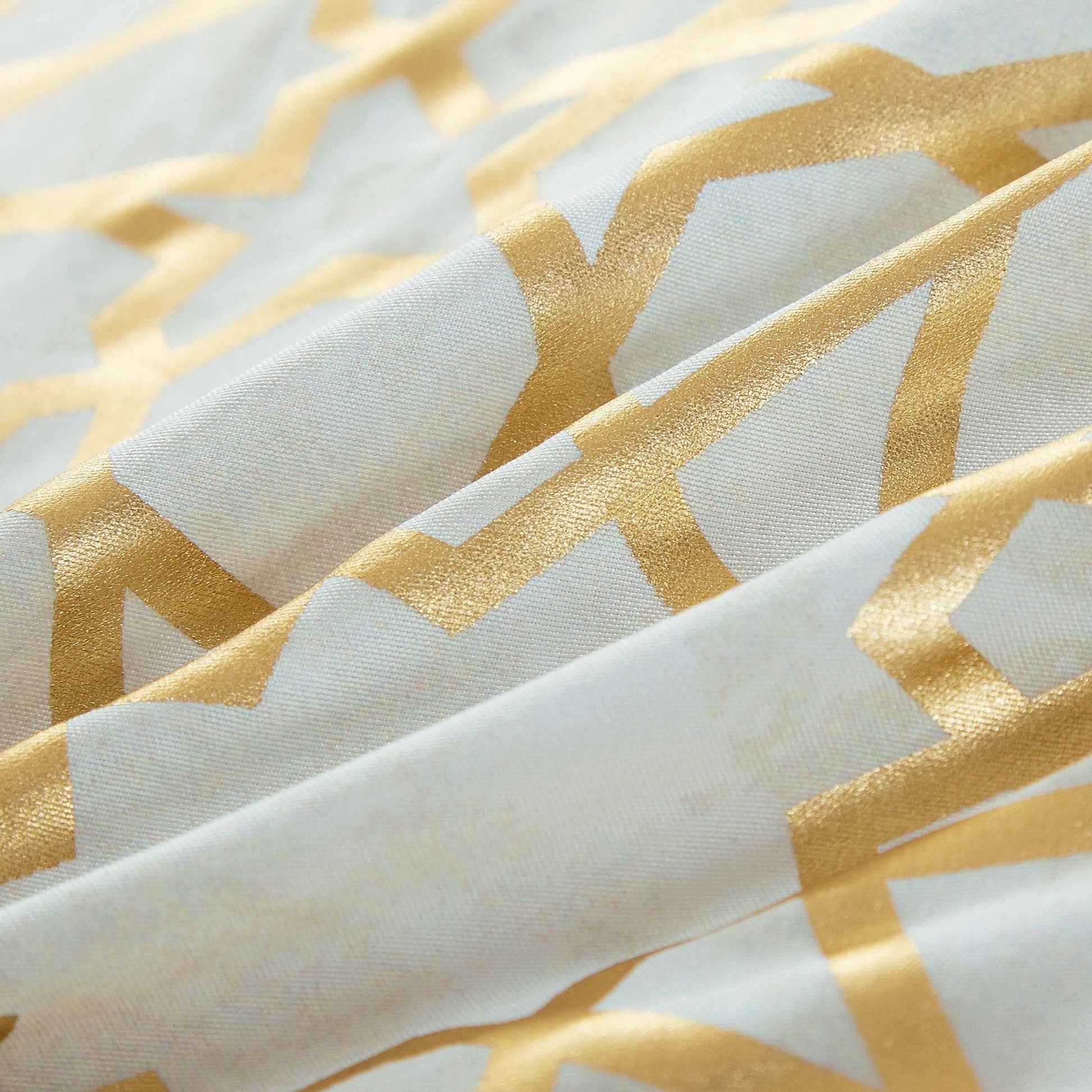 Royal Gold Jacquard Comforter - 6 Piece Set-Bedding-linen mart-King-Urbanheer