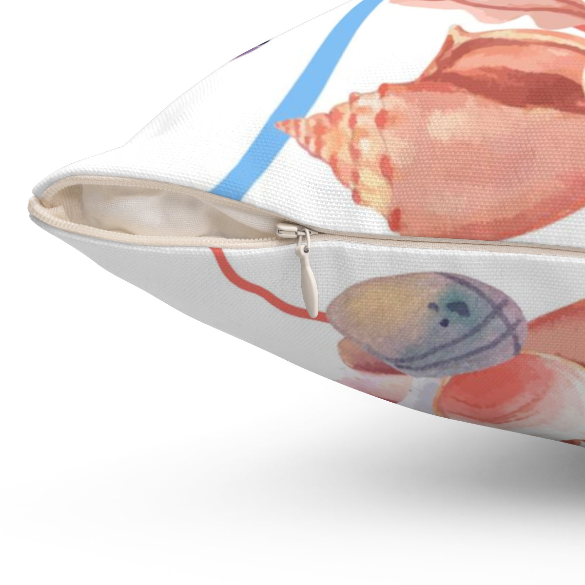 Uniquely You Decorative Throw Pillow Cover, Beach Seashell Coral Pattern-Uniquely You | iPFY-14" × 14"-Urbanheer