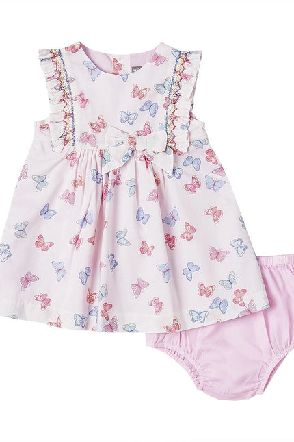 Butterfly Printed Dress Set.-Petit Confection-3M-Urbanheer
