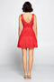 Ribbon Tie Lace Flare Dress.-Chocolate USA-S-Urbanheer