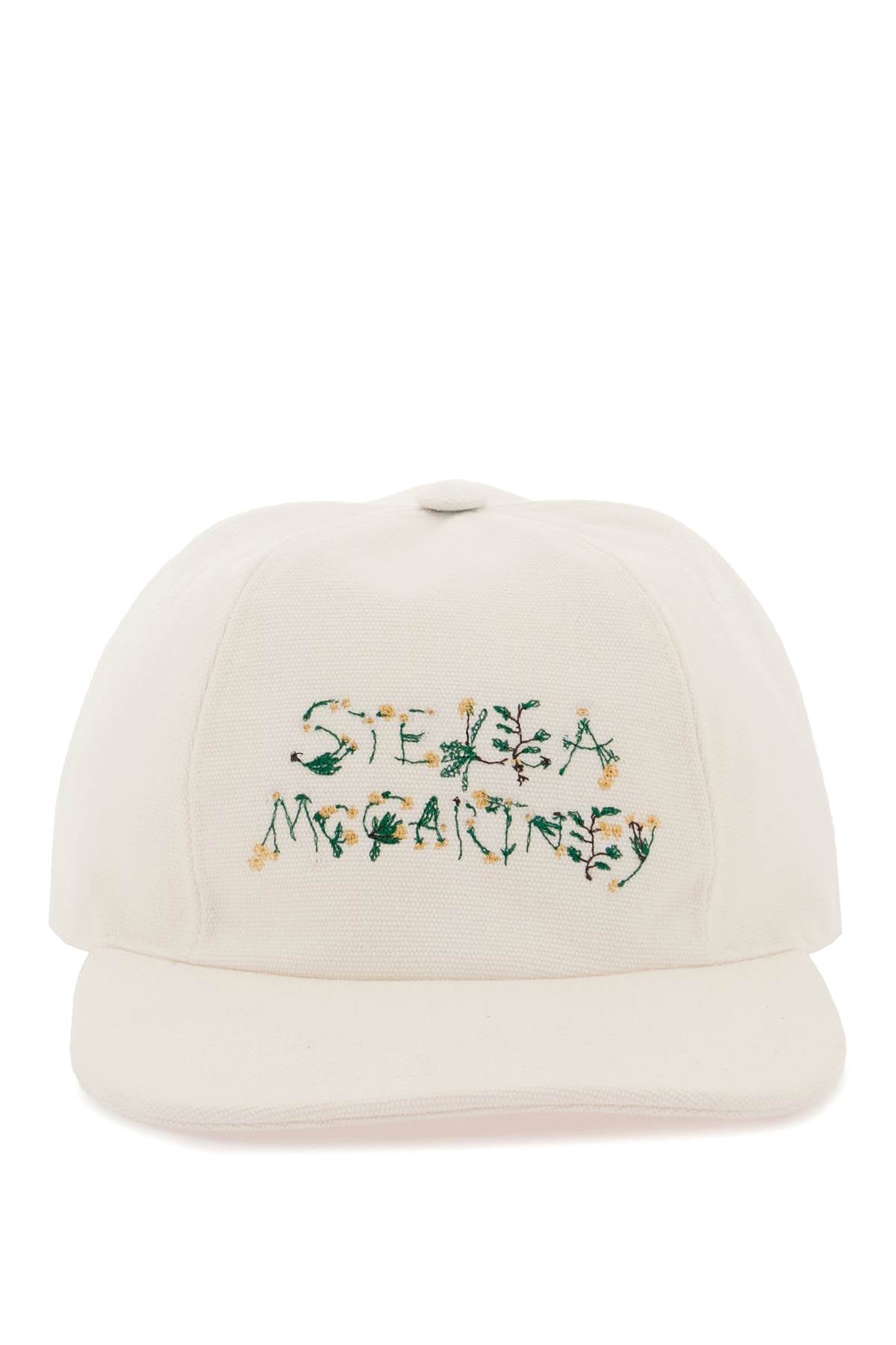 Stella Mccartney Baseball Cap With Embroidered Logo-Stella McCartney-57-Urbanheer