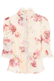 Zimmermann 'High Tide Applique' Mandarin Blouse-Zimmermann-1-Urbanheer