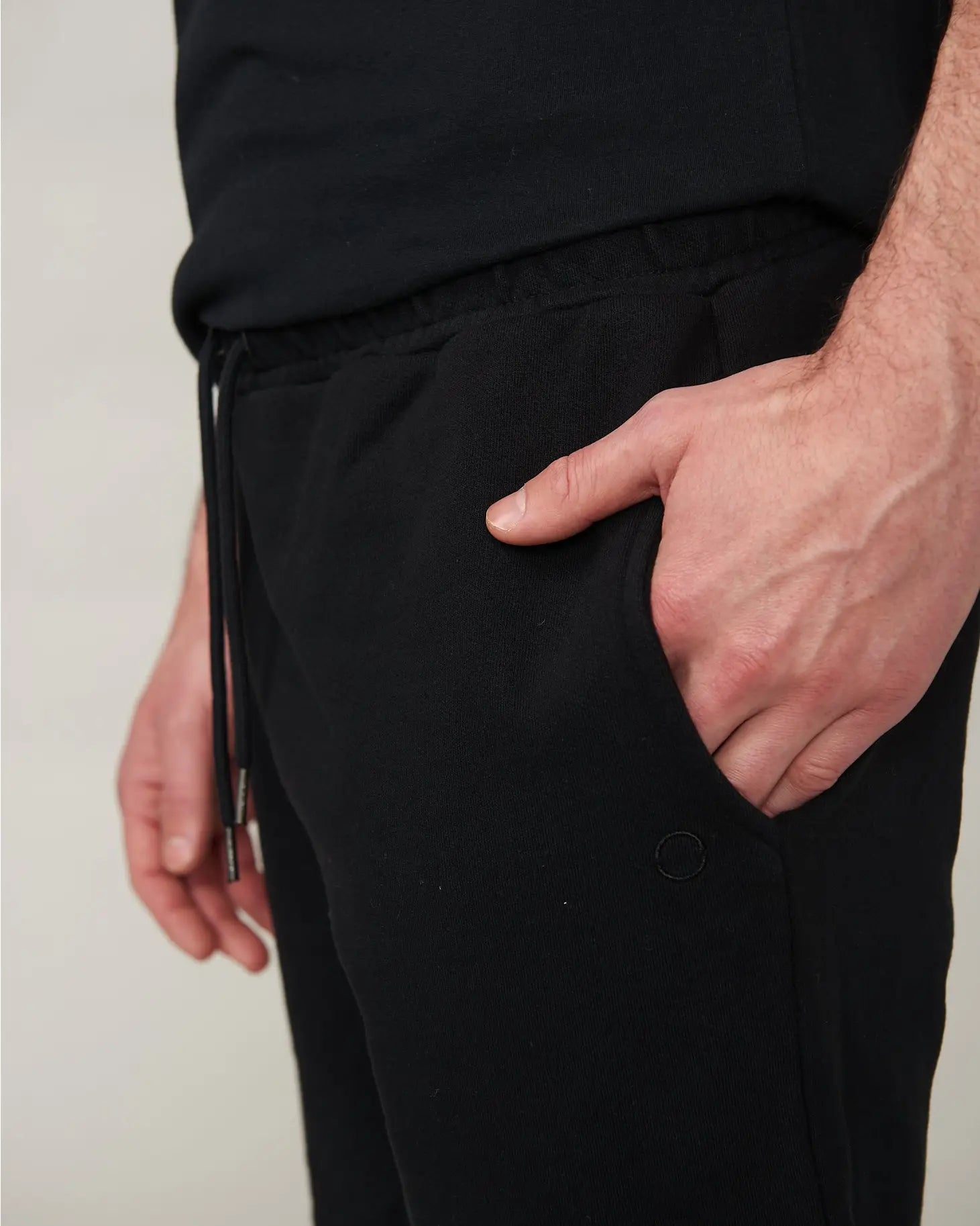 Dylan French Terry Jet Black Short-Tourn-Black-M-Urbanheer