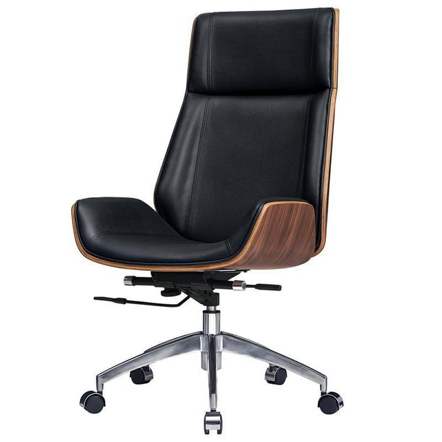 Genuine Leather Office Chair-G-BlakHom-Urbanheer