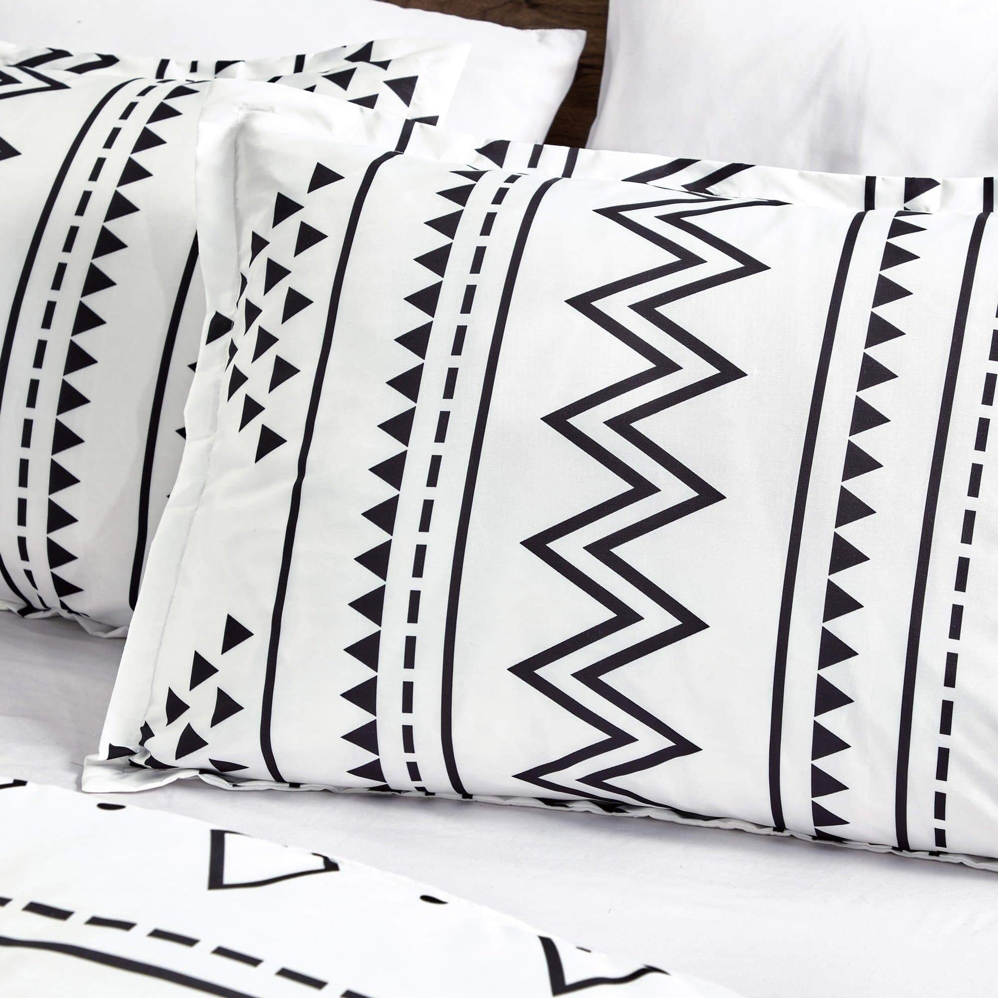 Bohemian Southwestern Aztec Navajo Comforter - 6 Piece Set-Linen Mart-King-Urbanheer