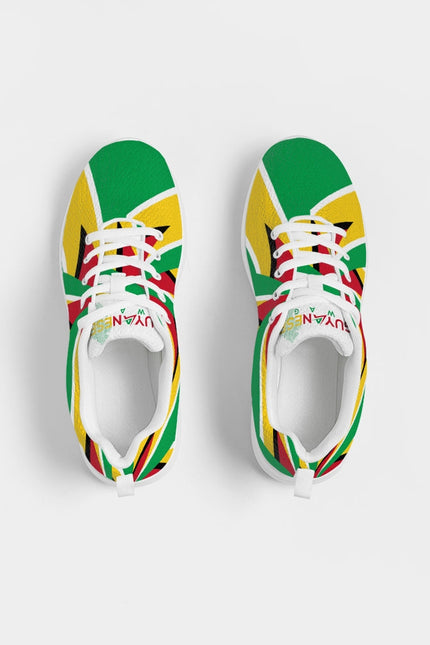 Abstract Guyanese Swag Women'S Athletic Sneakers
