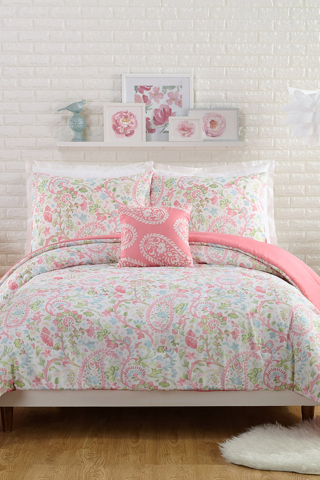 Avery 4-Piece Comforter Set by Jessica Simpson.-peking handicraft-King-Urbanheer