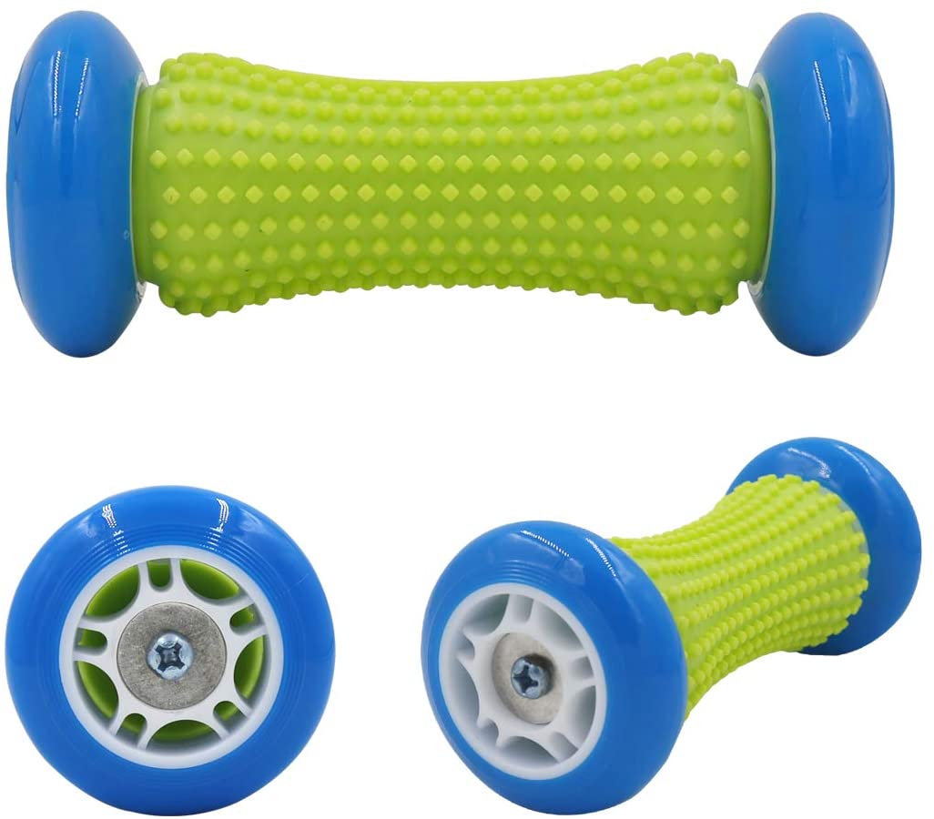 Foot Massage Roller Spiky For Plantar Fasciitis - Relief For Heel Spurs & Foot Arch Pain, Deep Trigger Point Therapy, Muscle Recovery, Stress Relief Acupressure Reflexology Tool-Fulfillment Center-Urbanheer