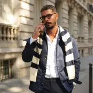 Blue Men'S Overshirt-Clothing - Men-Donato-S-Urbanheer