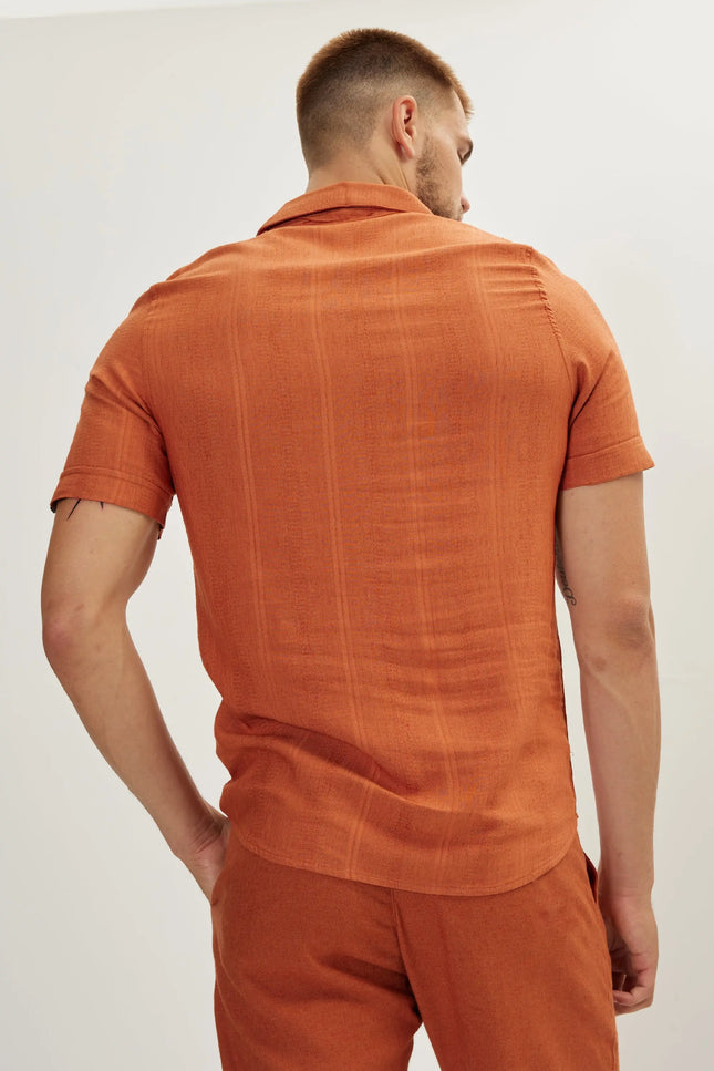 New Style Linen Shirt - Tile-Ron Tomson-Urbanheer