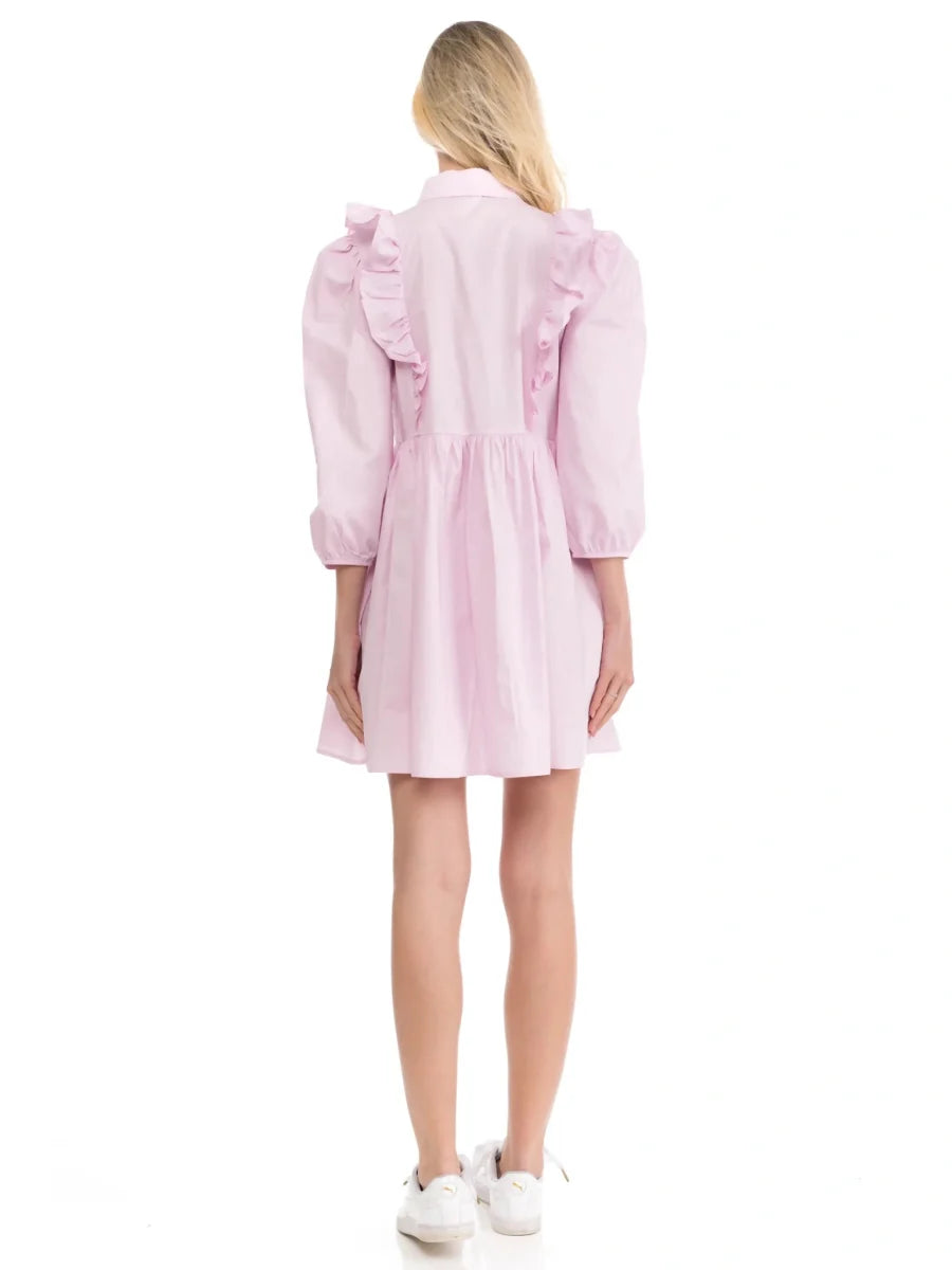 A-Line Mini Shirt Dress.-Tantra-S-Urbanheer