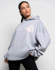 304 Womens Tile Hoodie Grey (Oversized)-304 Clothing-S-Urbanheer