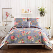 Alessia 4-Piece Comforter Set By Jessica Simpson-Peking Handicraft-Urbanheer