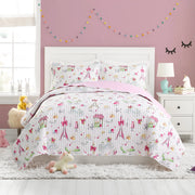 Pretty In Paris Quilt Set (2Pc/3Pc) By Urban Playground.-peking handicraft-Full/Queen-Urbanheer