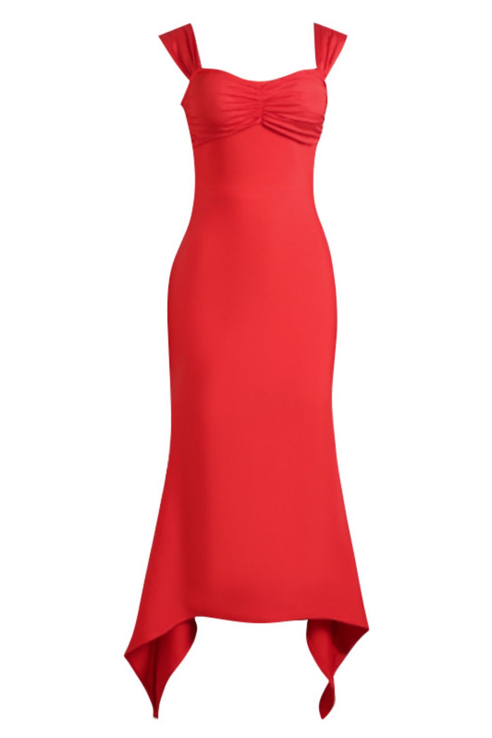 Ruched Sweetheart Neck Hem Detail Dress-Street 360-Scarlett-S-Urbanheer