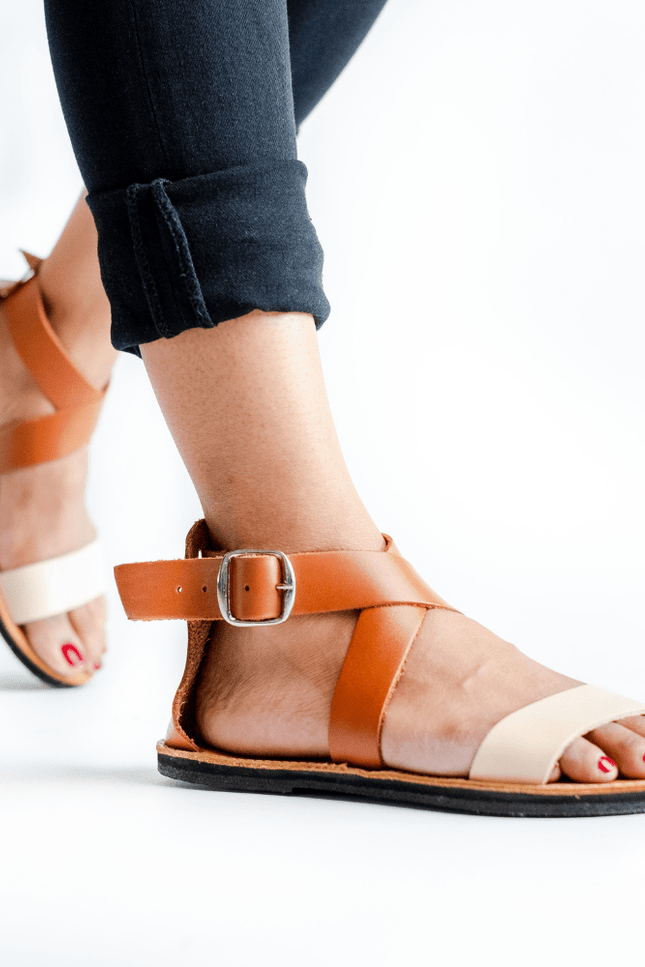 The Jasmine Leather Sandal-Brave Soles Life-Urbanheer