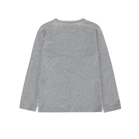 Boy's t-shirt in grey cotton jersey
