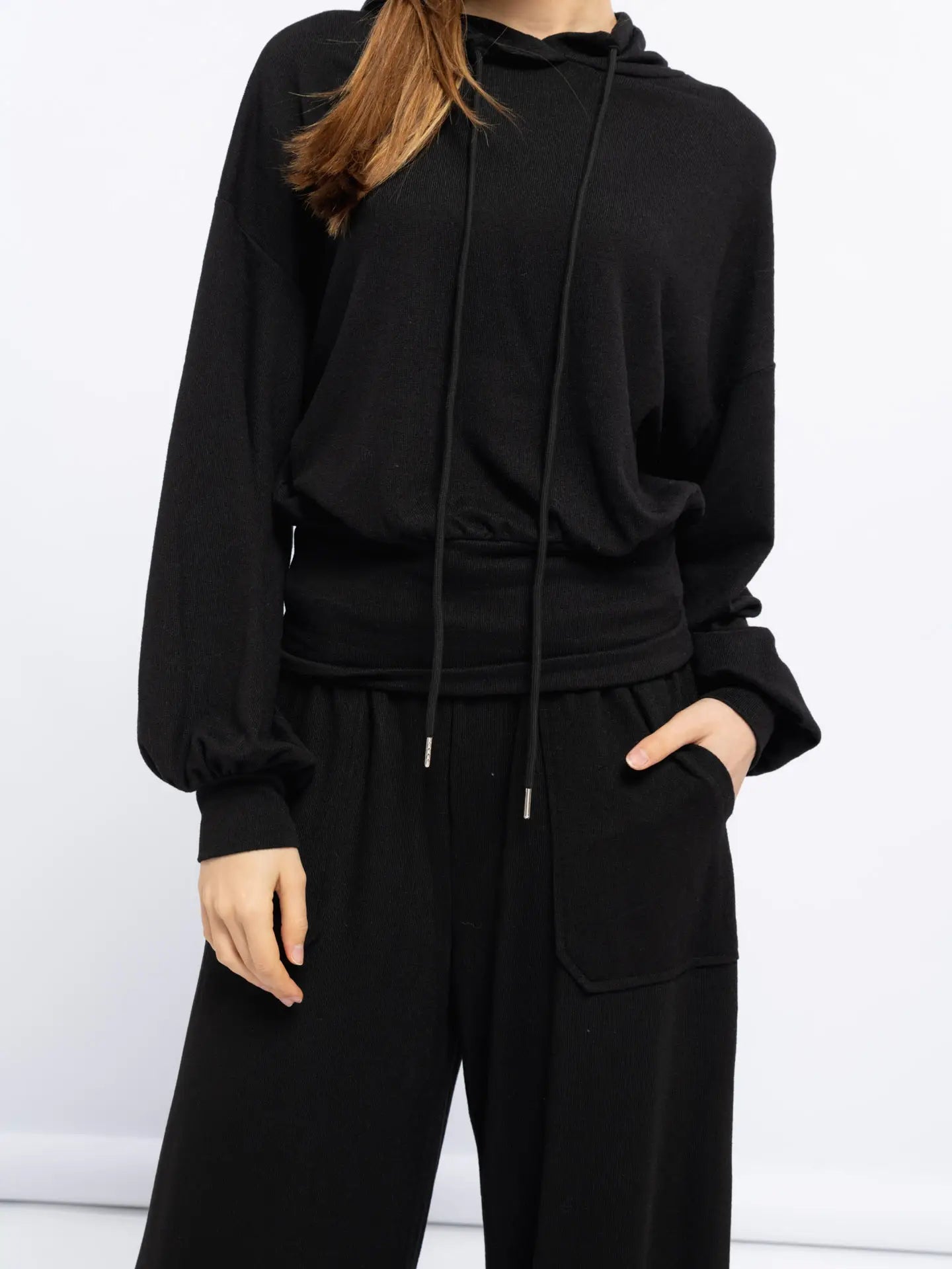 Black Hooded Sweater-Clothing-SMF-S-Urbanheer