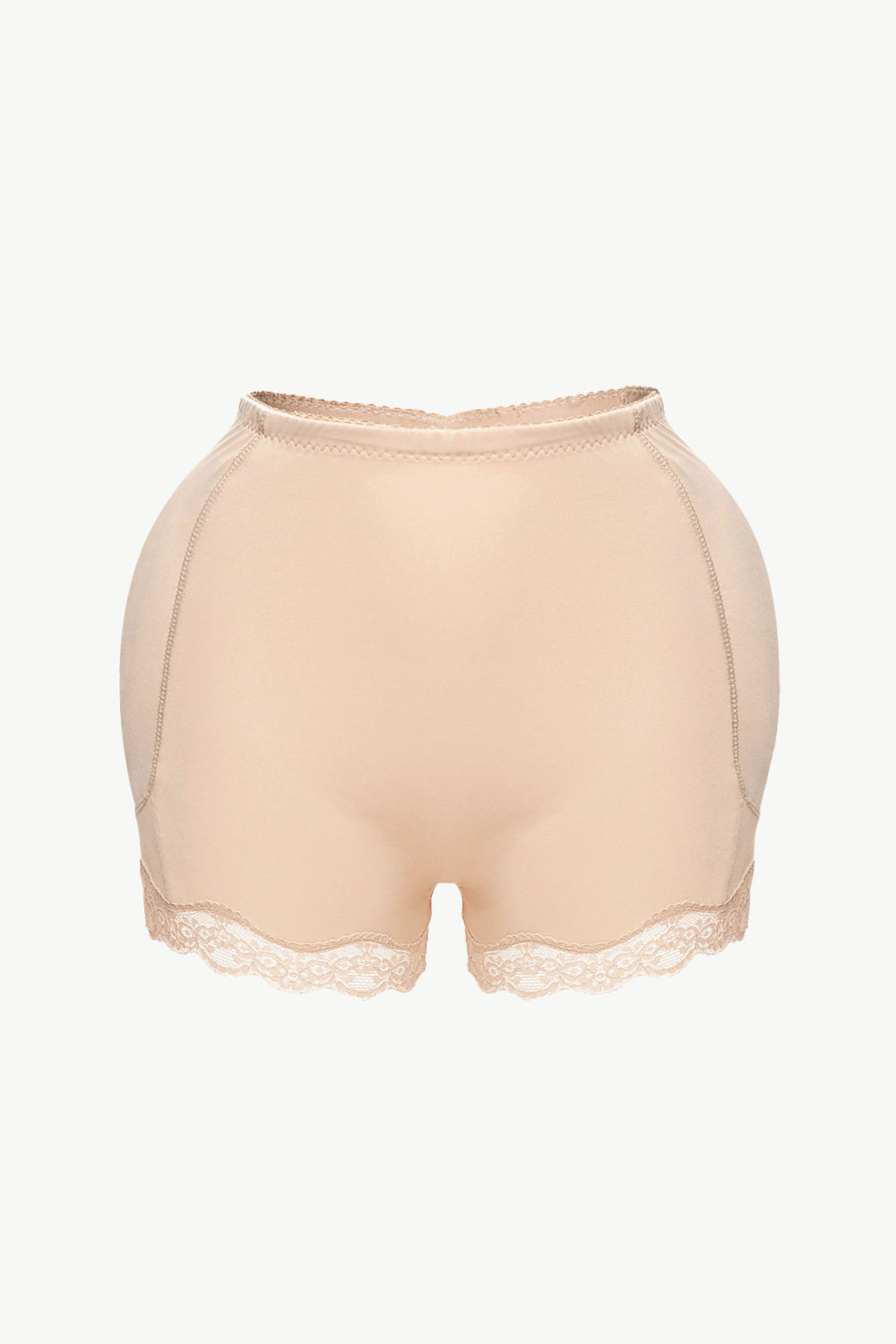 Full Size Lace Trim Shaping Shorts-Street 360-Apricot-S-Urbanheer