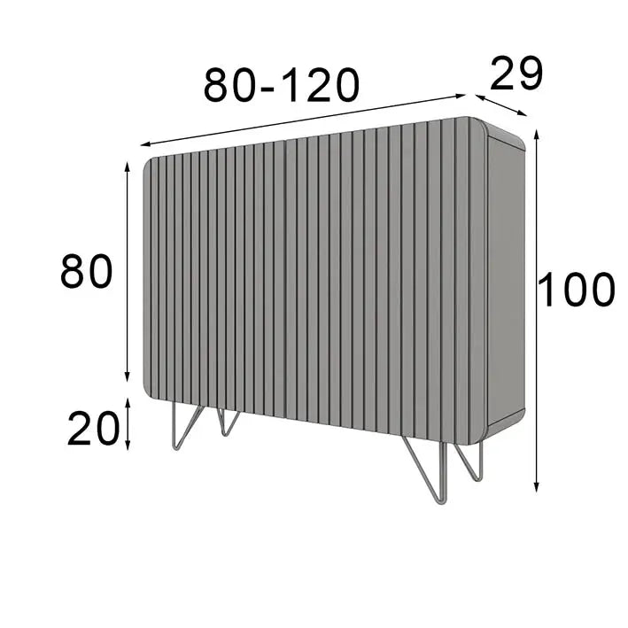 Unique Shoe Cabinet-Franco Furniture-47.2″ x 11.4″ x 39.4″ (120 x 29 x 100 cm)-Urbanheer