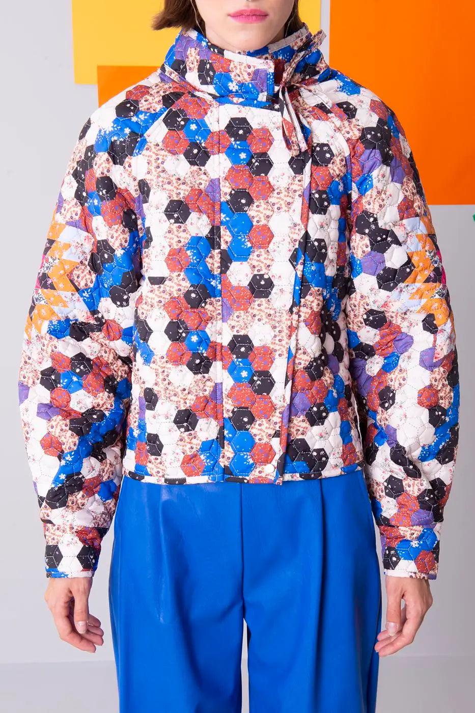 Multicolor Quilted Puffer-BSL-S-Urbanheer