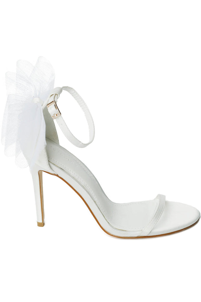 Camila Mesh Bow Stiletto Heel-Shoes - Women-Lulamax Shoes-US 5 /EU 36-White-Urbanheer