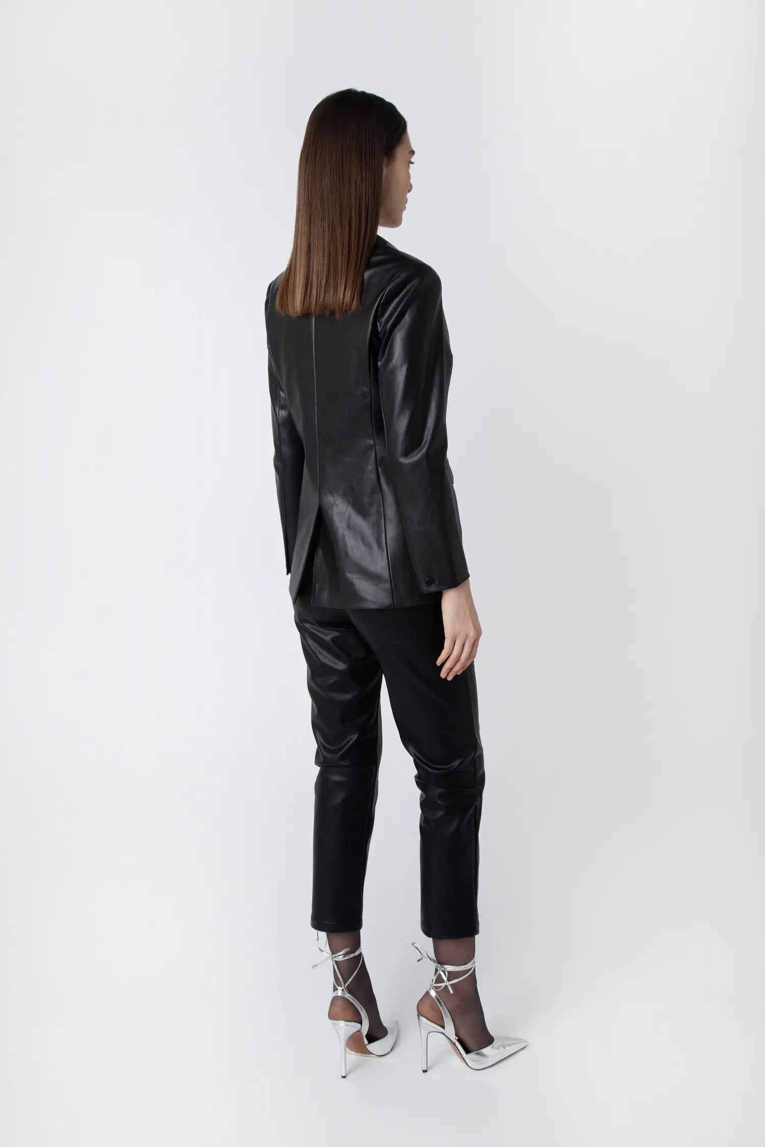 Zoe Pant Faux Leather Pants.-Amy Lynn-S-Black-Urbanheer