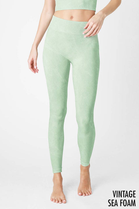 Nb8251 - Vintage Chevron High Waist Leggings-NIKIBIKI-Vintage Sea Foam-Urbanheer