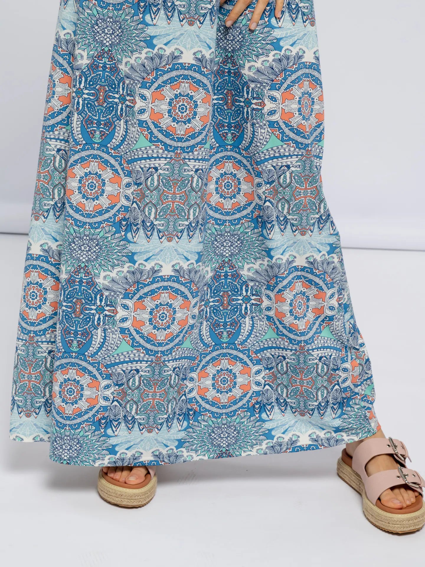 Elegant Fusion Flowing Dress-Dresses-SMF-S-Urbanheer