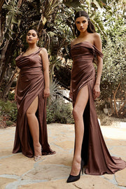 Soft Satin Off or On Shoulder Gown-CIND-18-MAUVE-ROSE-Urbanheer