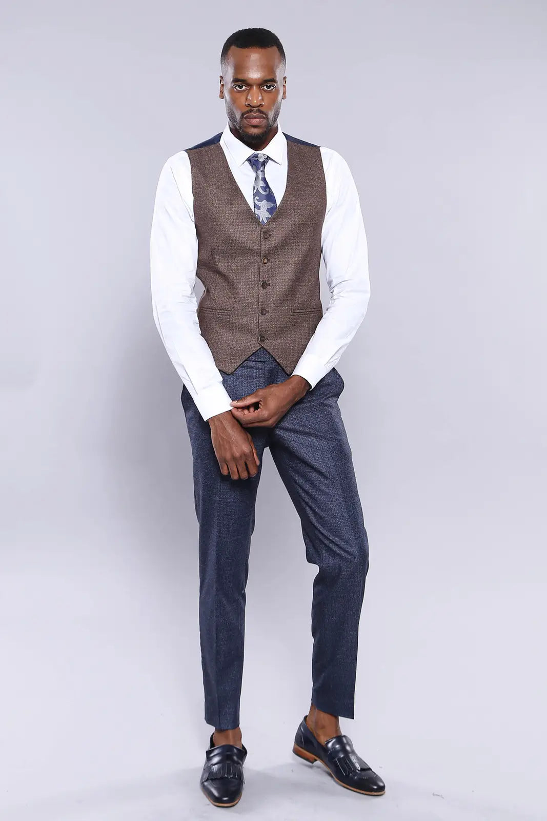 Navy Combined Men'S Suit-Clothing - Men-Wessi-36-Grey-Urbanheer