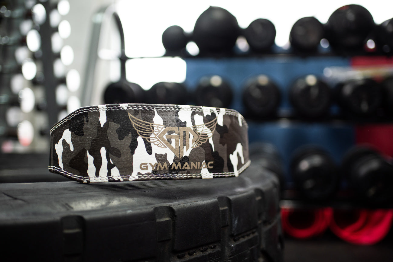 Gym Maniac GM Weight Lifting Belt - Camo-Gym Maniac GM s.r.o.-S-Urbanheer