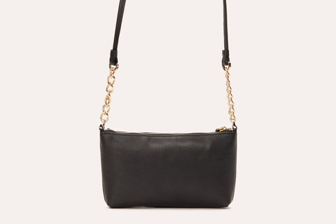 Two Chain Crossbody-Kiko-Black-Urbanheer