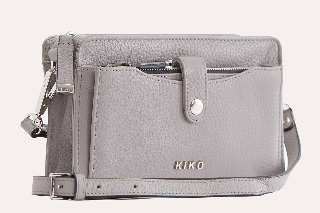 Wallet Crossbody-Kiko-Grey-Urbanheer