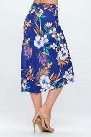 Tropical Print Skirt-Renee C.-S-Urbanheer
