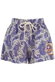 Zimmermann Devi Relaxed Silk Shorts-Zimmermann-1-Urbanheer