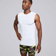 Male Soho Seamless 2.0 Tank - White-HPE Activewear-White-M-Urbanheer