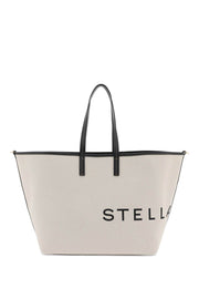 Stella Mccartney Canvas Tote Bag With Logo-Stella McCartney-Urbanheer