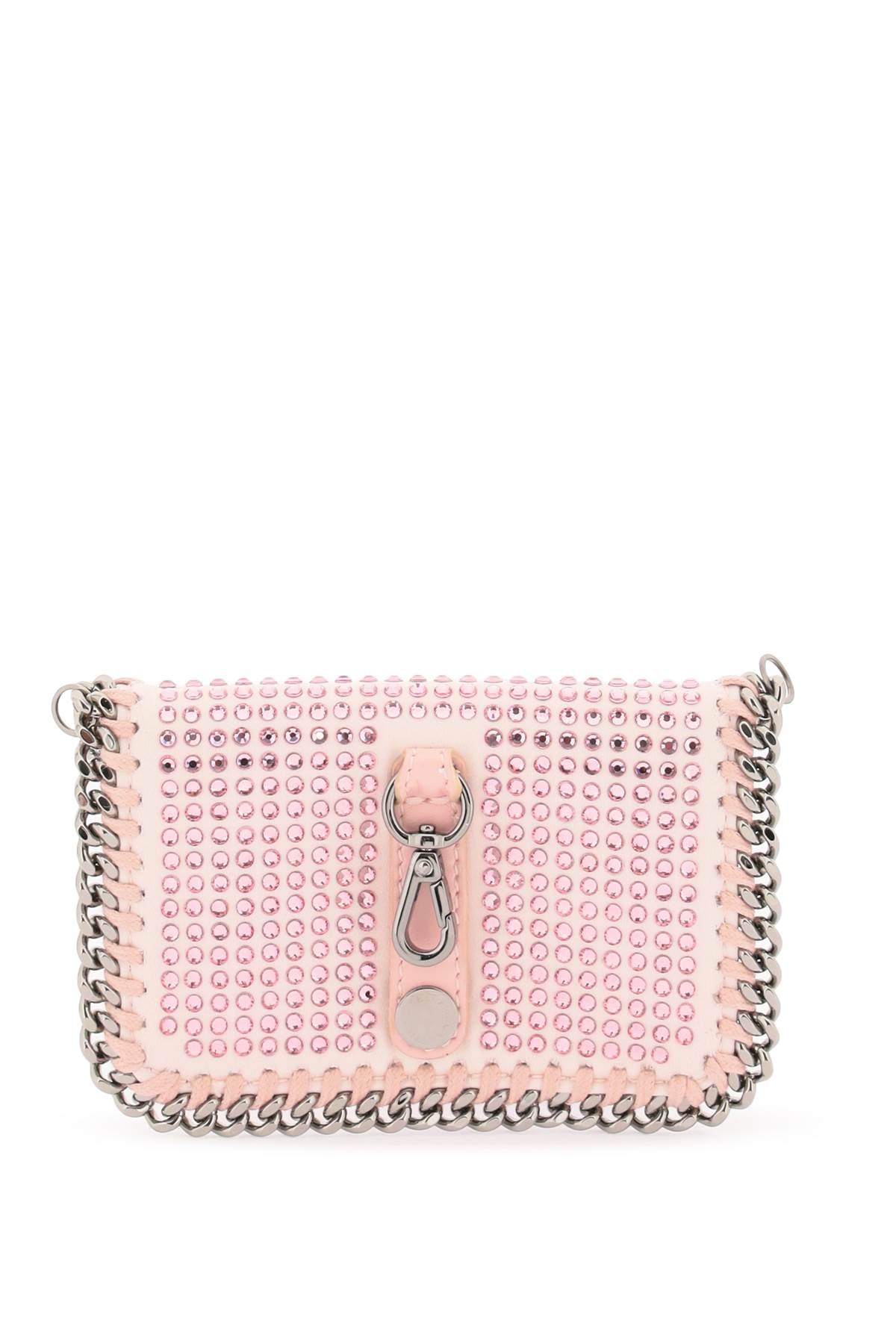 Stella Mccartney 'Falabella' Cardholder With Crystals-Stella McCartney-Urbanheer