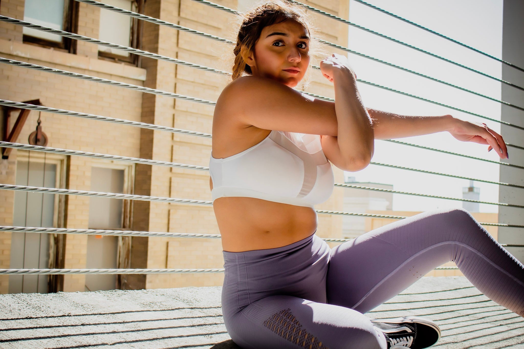 Laguna Sports Bra - White-Clothing - Women-Savoy Active-Small-Urbanheer