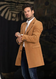 Drie Kleure Smk Overcoat - Camel-Clothing - Men-SMK Denim&Co-S-Camel-Urbanheer