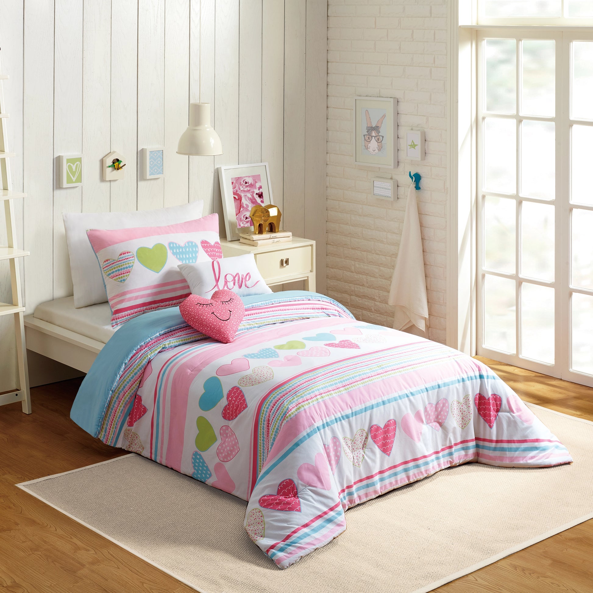 Daphne Comforter Set (4Pc/5Pc) By Urban Playground.-peking handicraft-Twin-Urbanheer