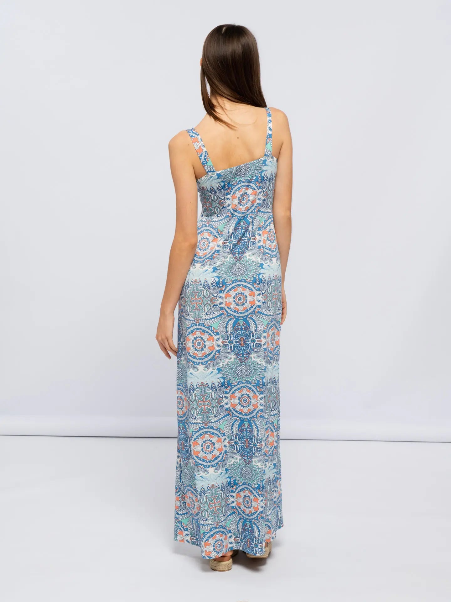 Elegant Fusion Flowing Dress-Dresses-SMF-S-Urbanheer