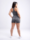 High-Waisted Athletic Shorts with Side Pockets-JupiterGear-Grey-Small / Medium-Urbanheer