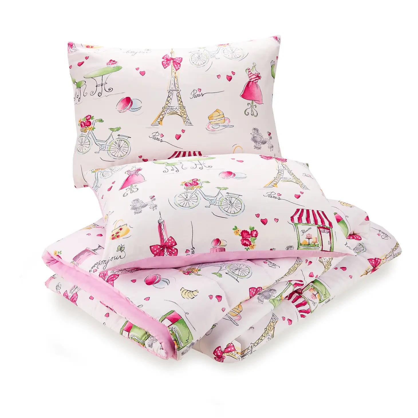 Pretty In Paris Comforter Set By Urban Playground-Peking Handicraft-Full/Queen-Urbanheer