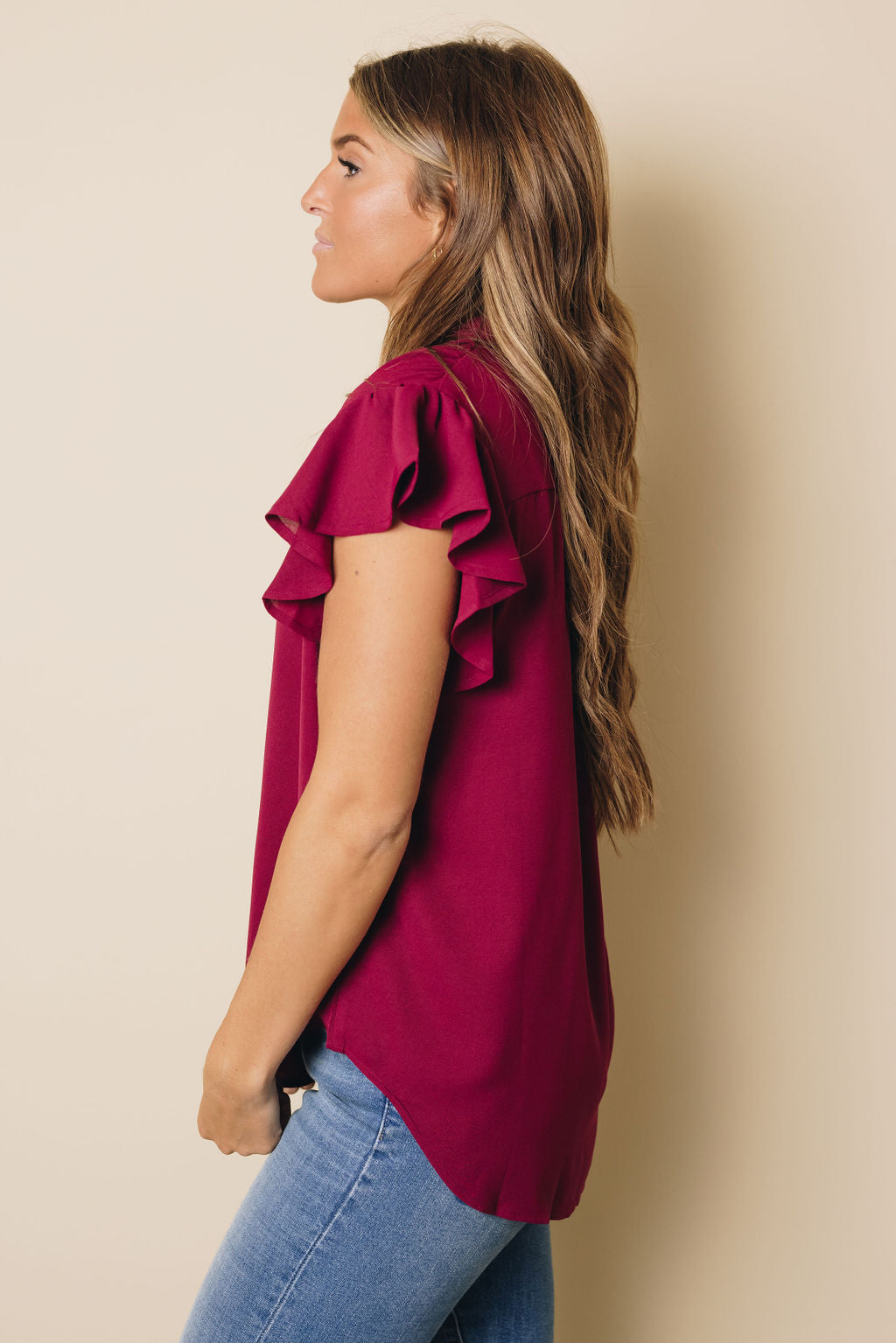 Danny Ruffled Sleeveless Top-UHXSW-WHITE-SMALL-Urbanheer